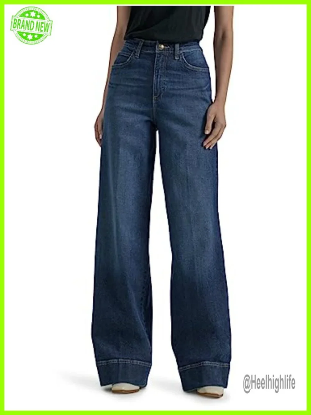 High Rise Trouser Jean Stretch Denim